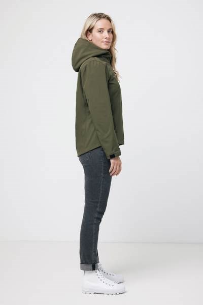 Obrázky: Dám. softshell bunda Makalu z rec. PES, khaki L, Obrázok 7