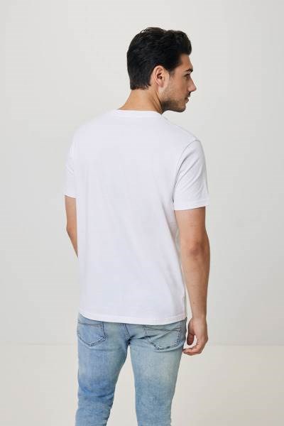 Obrázky: Unisex tričko Bryce, rec.bavlna,biele 4XL, Obrázok 8