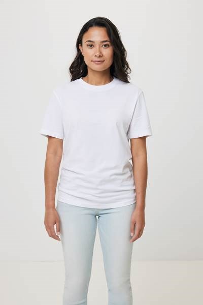 Obrázky: Unisex tričko Bryce, rec.bavlna,biele 4XL, Obrázok 9