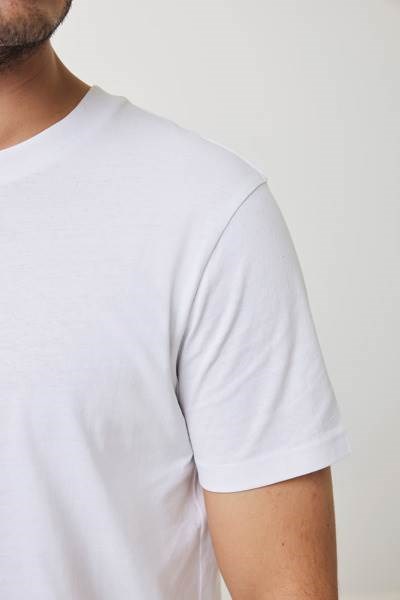 Obrázky: Unisex tričko Bryce, rec.bavlna,biele 4XL, Obrázok 16