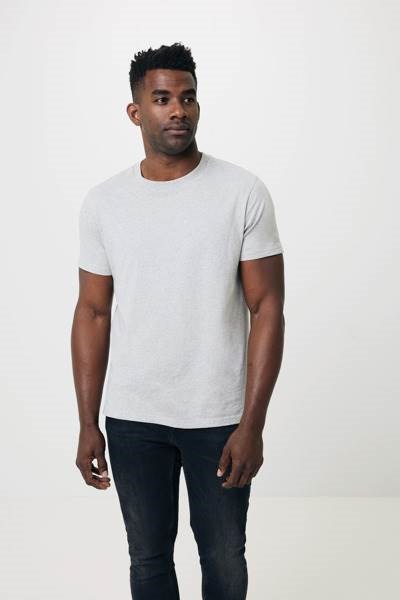 Obrázky: Unisex tričko Manuel, rec.bavlna, šedé 4XL, Obrázok 2