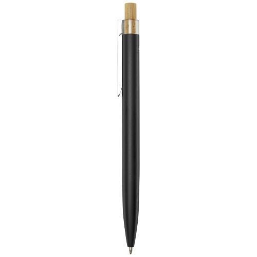 Obrázky: Guličkové pero z recykl. hliníka, čierna, MN, Obrázok 5