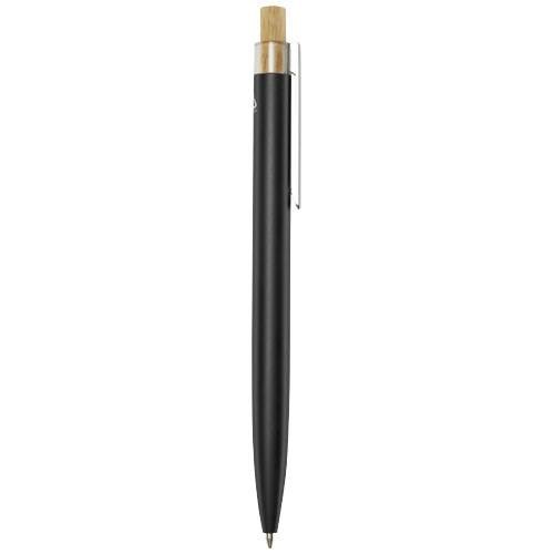 Obrázky: Guličkové pero z recykl. hliníka, čierna, MN, Obrázok 7