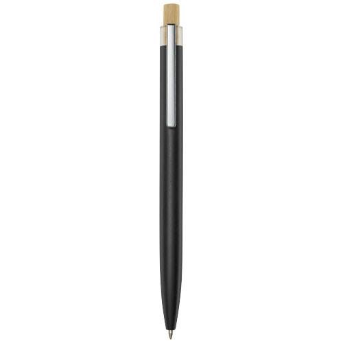 Obrázky: Guličkové pero z recykl. hliníka, čierna, ČN