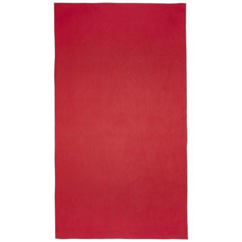 Obrázky: Červená rýchloschn. osuška 100 × 180 cm, GRS/Nylón, Obrázok 4