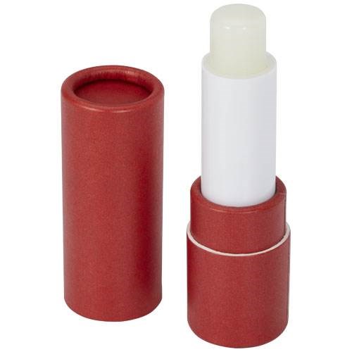 Obrázky: Červený balzam na pery - obal z recykl. papiera