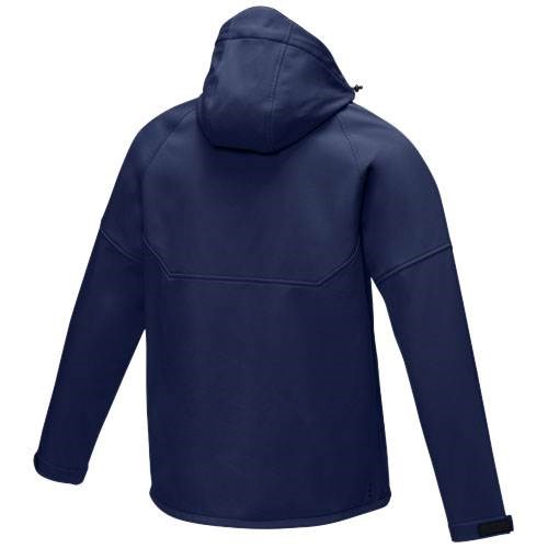 Obrázky: Pánska nám. modrá softshellová  rec. bunda, XL, Obrázok 3