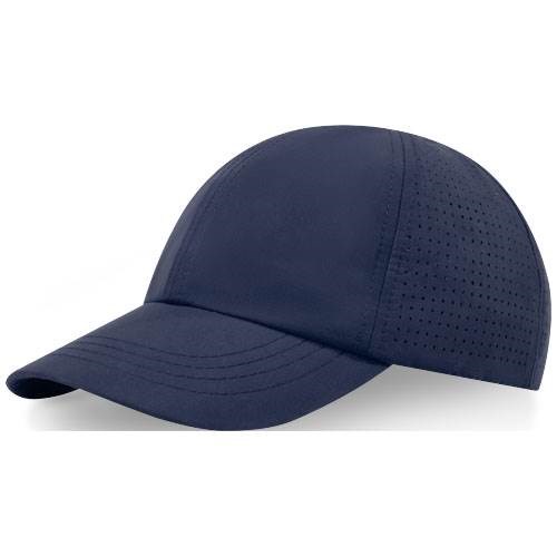 Obrázky: Tm. modrá mikrovláknová 6-panel. rec. šiltovka