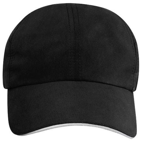 Obrázky: Čierna 6-panel. sendvičová recykl.  šiltovka, Obrázok 3