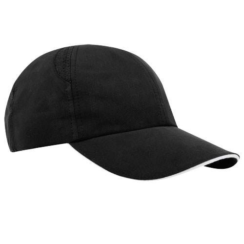 Obrázky: Čierna 6-panel. sendvičová recykl.  šiltovka, Obrázok 5
