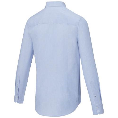 Obrázky: Sv. modrá pánska košeľa, dl.rukáv-certif. GOTS, M, Obrázok 3