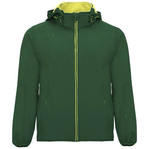 Obrázky: Zelená unisex softshellová bunda Siberia XS