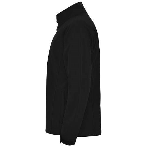 Obrázky: Čierna unisex softshellová bunda Rudolph XXXL, Obrázok 5