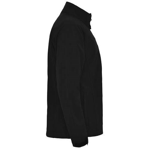Obrázky: Čierna unisex softshellová bunda Rudolph XXXL, Obrázok 6