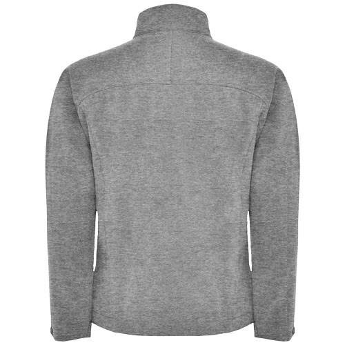 Obrázky: Šedá unisex softshellová bunda Rudolph XL, Obrázok 2