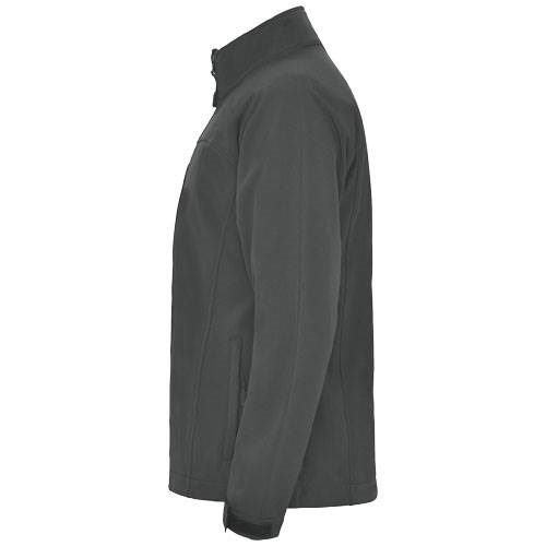 Obrázky: Tm.šedá unisex softshellová bunda Rudolph XL, Obrázok 5
