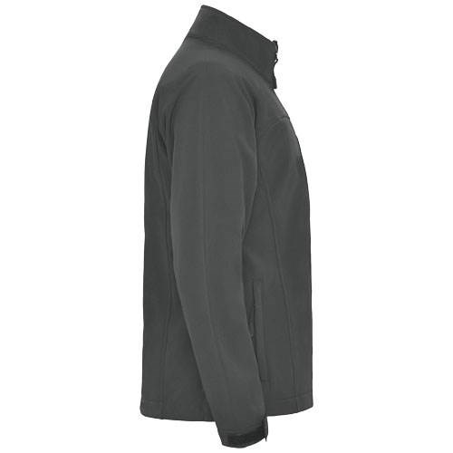 Obrázky: Tm.šedá unisex softshellová bunda Rudolph XL, Obrázok 6