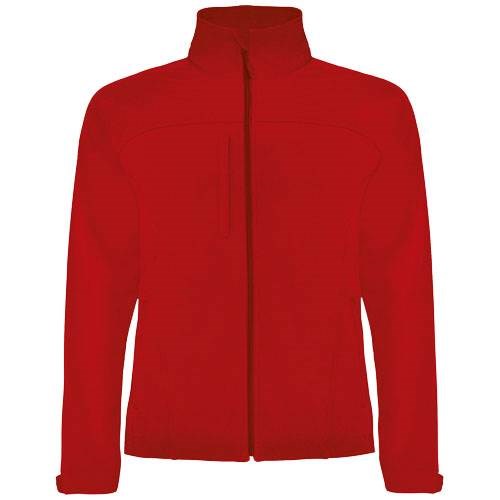 Obrázky: Červená unisex softshellová bunda Rudolph XXL