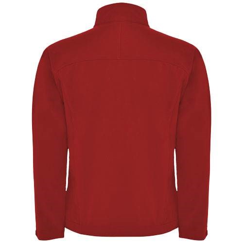 Obrázky: Červená unisex softshellová bunda Rudolph S, Obrázok 2