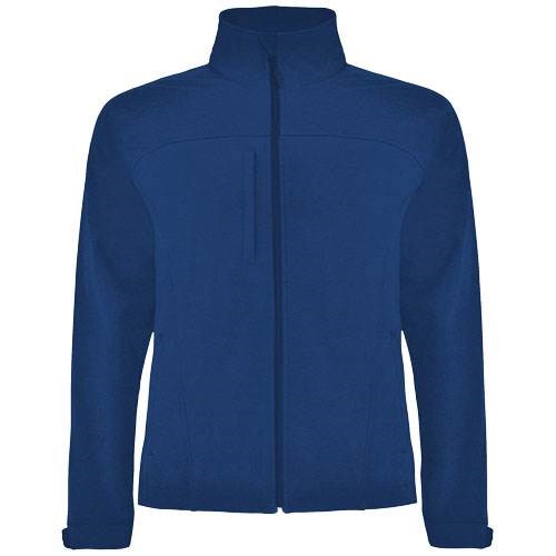 Obrázky: Modrá unisex softshellová bunda Rudolph XL