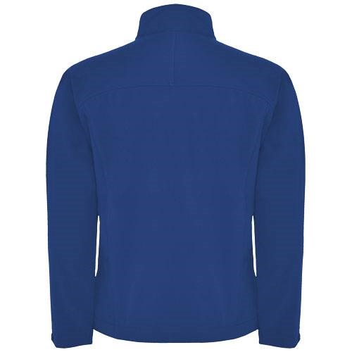 Obrázky: Modrá unisex softshellová bunda Rudolph XXXL, Obrázok 2