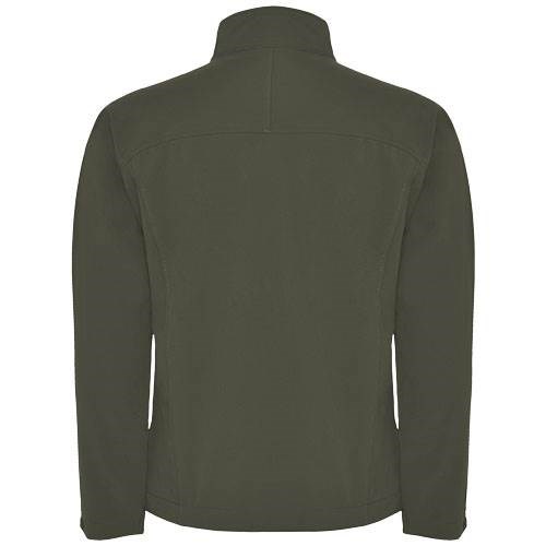 Obrázky: Zelená unisex softshellová bunda Rudolph XXL, Obrázok 2