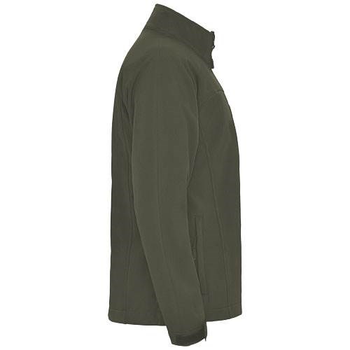 Obrázky: Zelená unisex softshellová bunda Rudolph XXXL, Obrázok 6