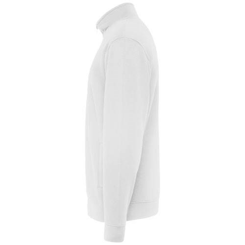 Obrázky: Biela unisex celorozopínacia mikina Ulan XXXL, Obrázok 7