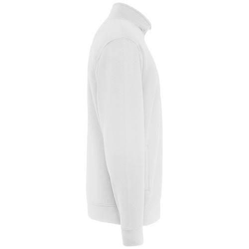 Obrázky: Biela unisex celorozopínacia mikina Ulan XXXL, Obrázok 8