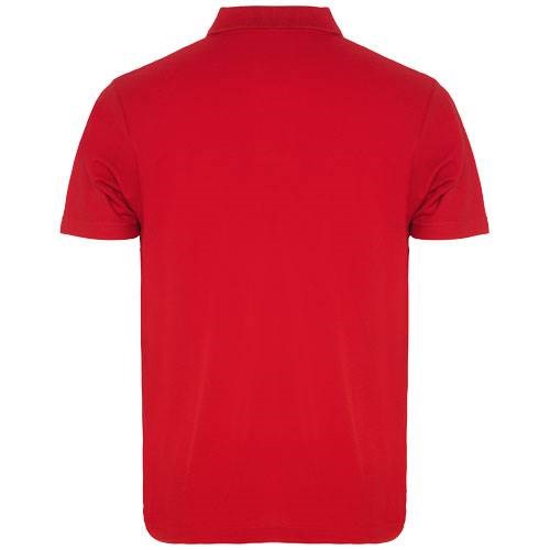 Obrázky: Červená unisex polokošeľa Austral M, Obrázok 2
