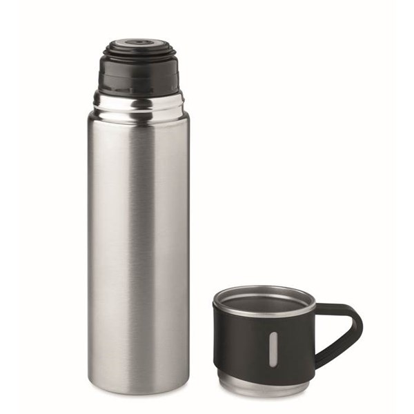 Obrázky: Mat.striebor.nerez.termoska 420ml s hrnčekom 150ml, Obrázok 2