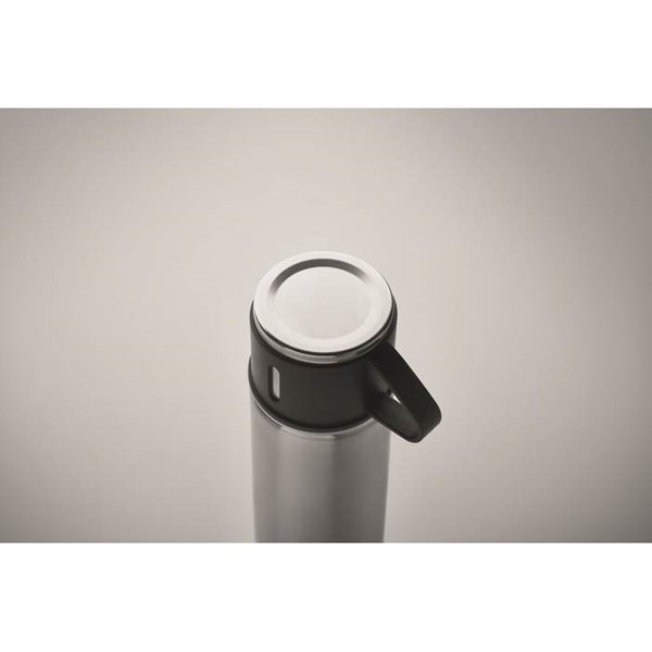Obrázky: Mat.striebor.nerez.termoska 420ml s hrnčekom 150ml, Obrázok 3