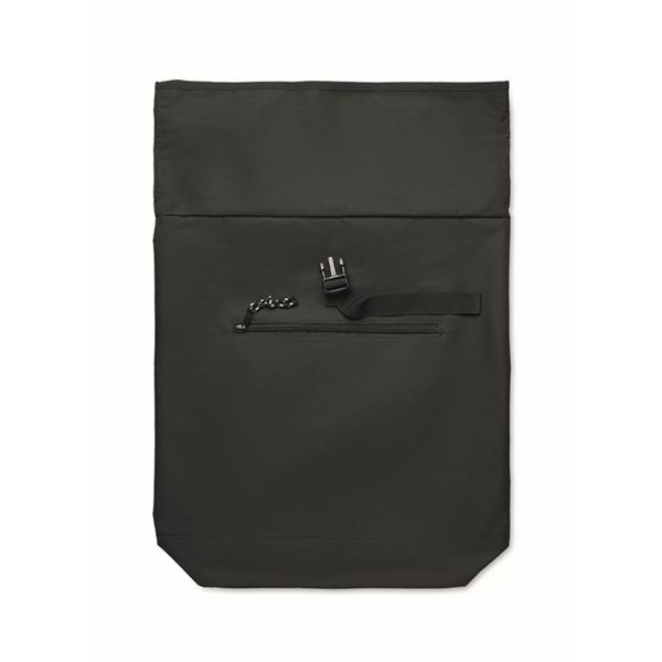 Obrázky: Čierny polyest. rolovací ruksak na notebook, Obrázok 7