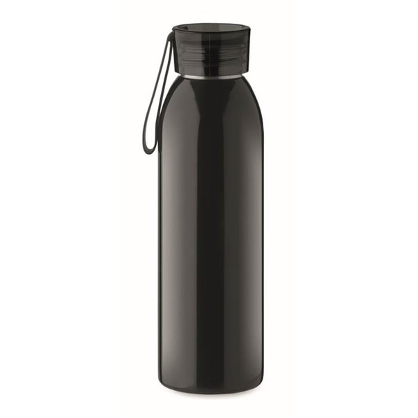 Obrázky: Čierna jednostenná nerezová fľaša 650 ml, Obrázok 4