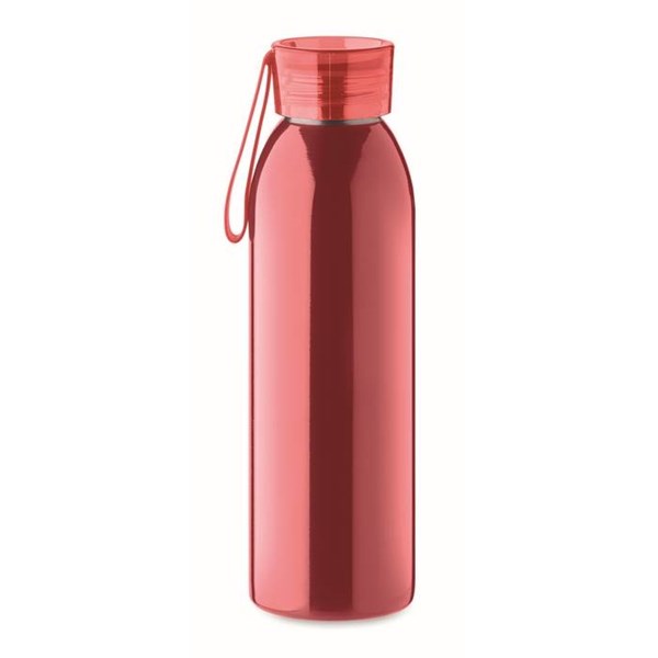 Obrázky: Červená jednostenná nerezová fľaša 650 ml, Obrázok 4