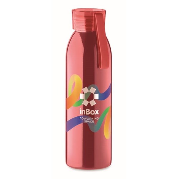 Obrázky: Červená jednostenná nerezová fľaša 650 ml, Obrázok 8