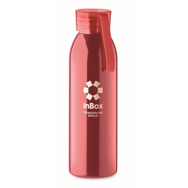 Obrázky: Červená jednostenná nerezová fľaša 650 ml, Obrázok 9
