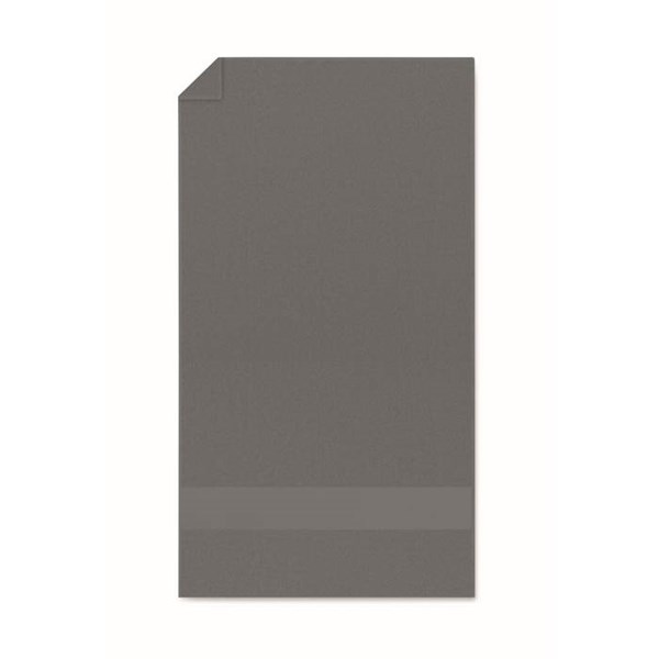 Obrázky: Šedý uterák z bio bavlny 50x30 cm 360g/m2, Obrázok 2