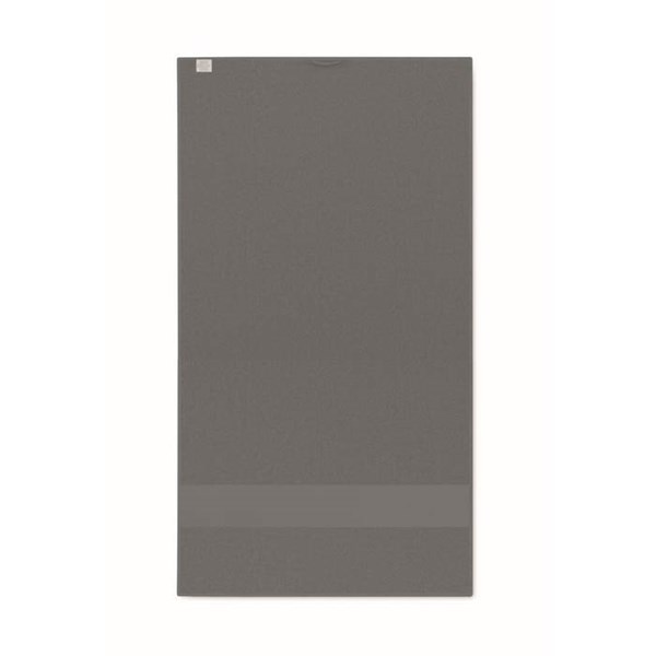 Obrázky: Šedý uterák z bio bavlny 50x30 cm 360g/m2, Obrázok 3
