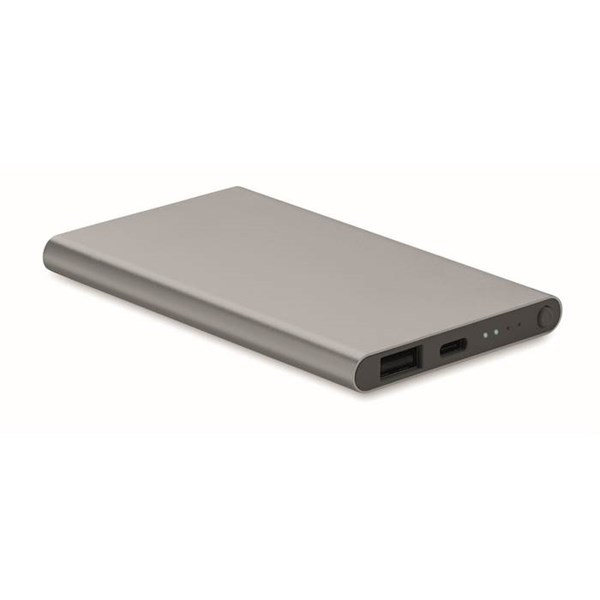 Obrázky: Powerbanka Type C 4 000 mAh, titánová
