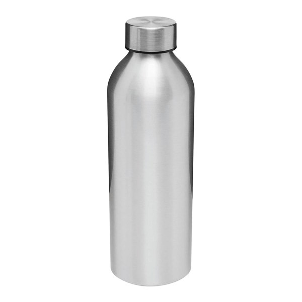 Obrázky: Strieb.hliník.fľaša na pitie 750 ml,skrut. viečko