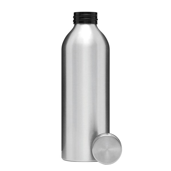 Obrázky: Strieb.hliník.fľaša na pitie 750 ml,skrut. viečko, Obrázok 4