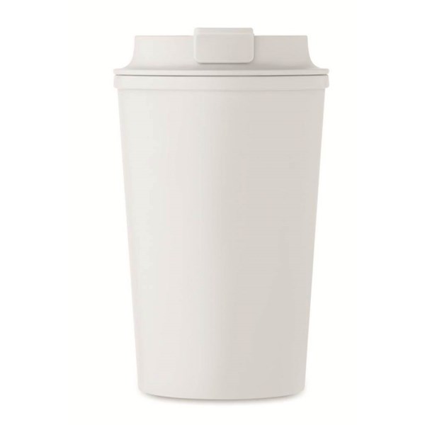 Obrázky: Biely kelímok zo 100% PLA kukurice, 350ml, Obrázok 4