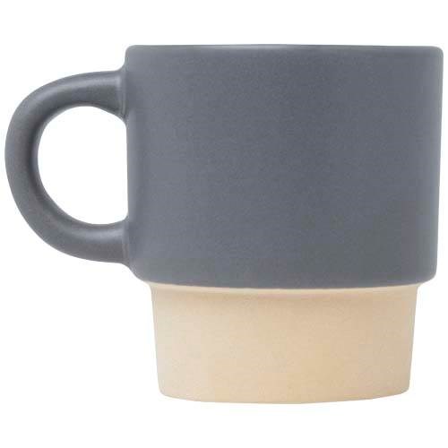 Obrázky: Šedá matná stohovateľná šálka na espresso 130ml, Obrázok 7