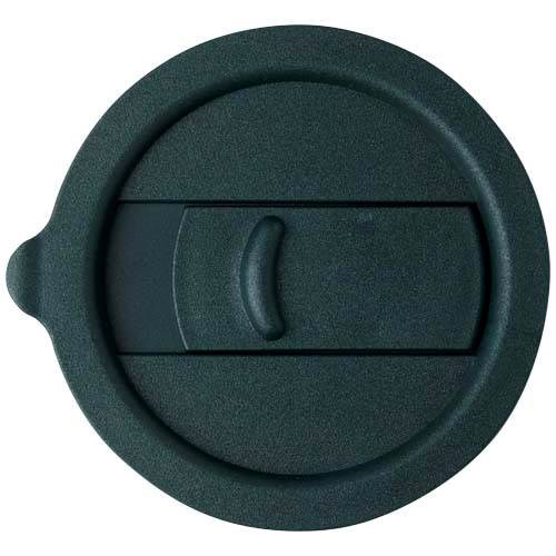 Obrázky: Keramický hrnček 330ml, silik obal, viečko, zelená, Obrázok 3