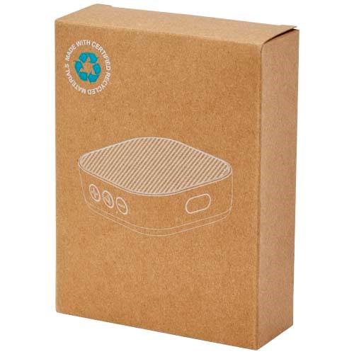 Obrázky: Biely mini 3W Bluetooth® reproduktor z rec. plastu, Obrázok 7