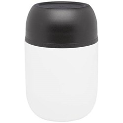 Obrázky: Dvojplášťová dóza na desiatu 480ml, bielo/čierna