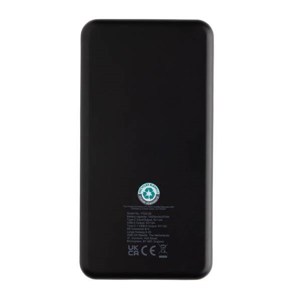 Obrázky: Powerbanka 10000mAh s USB C z RCS recykl. plastu, Obrázok 3