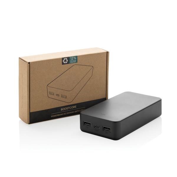 Obrázky: Powerbanka 20000mAh s USB C z RCS recykl. plastu, Obrázok 10