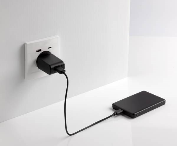 Obrázky: Bezdrôtová magnet. powerbanka 5000mAh 5W,čierna, Obrázok 7